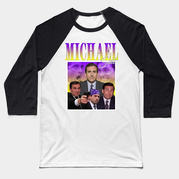 Michael Scott Baseball T-Shirt by TeesBySilvia